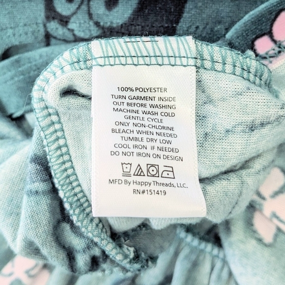 Toddler Girls' Bluey Velour Dress - Teal Blue - Picture 6 of 6